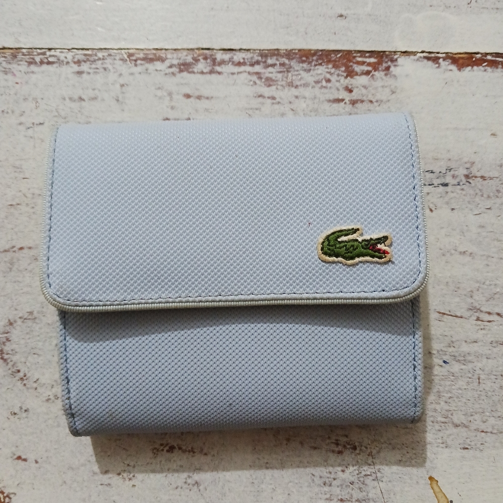 LACOSTE  blue wallet